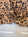 Cheetah Patterned Blouse Skies are Blue.