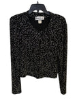 Floral Patterned Bling Cardigan