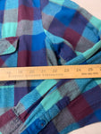 Vintage Multicolored Plaid Patterned Top