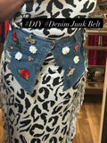 Handmade Denim Belt