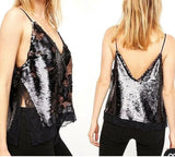 NWT Preowned Free People Sequin Embellished Tank