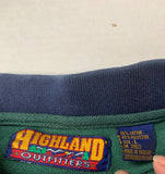 Vintage Multicolored Colorblock Polo Top