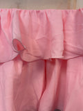 Pink Ruffled Detail Blouse