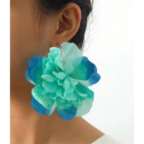 Flower 3D Statement Earrings