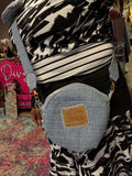 Upcycled Handmade Denim Crossbody made from Vintage Levi's.