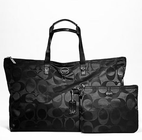 Coach F77316 Getaway Signature Nylon Tote.