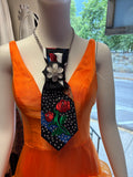 Upcycled Vintage Tie Necklace