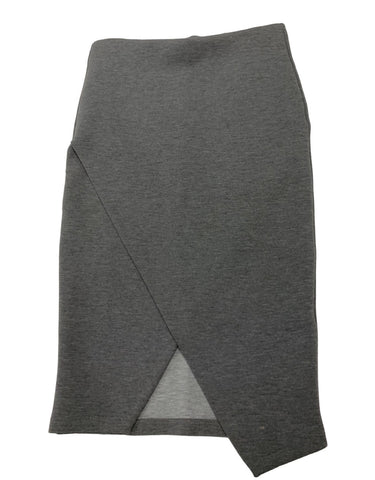 Asymmetrical Heather Gray Skirt