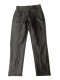 Faux Leather Slack Style Pants