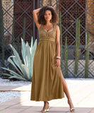 Beaded Detail Maxi Dress