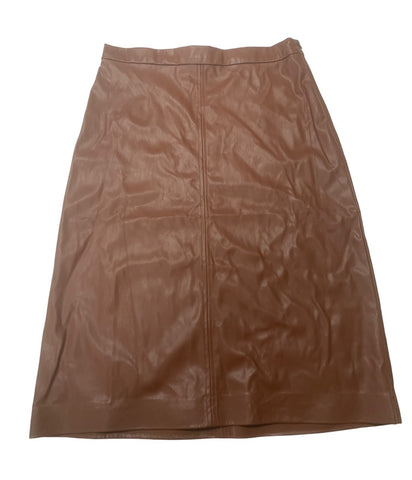 Shinestar Vegan Leather Skirt