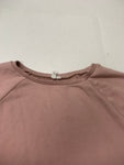 Mauve Puff Sleeve Sweatshirt