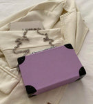 Purple Boombox Crossbody Bag