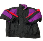 Vintage Multicolored Colorblock Ski Jacket