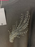 Rhinestone Embellished Love Scarlett Sweater