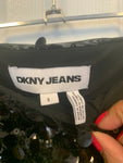 DKNY NWT-Preowned Sequin Mini Skirt