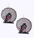Bling Afrocentric Earrings