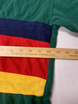 Vintage Multicolored Colorblock Polo Top