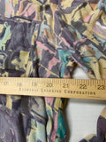 Multicolored Vintage 80's Button Down Top