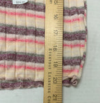 Striped Lettuce Hem Sweater