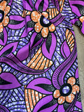 African Patterned Off The Shoulder Blouse