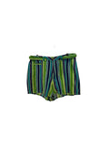 Vintage Striped Denim Shorts