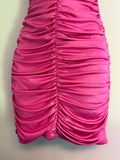 Hot Link Ruched Mini Dress
