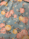 Floral Patterned Cut Out Dress