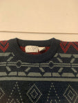 Vintage Multicolored Patterned Sweater