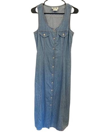 Vintage Denim Button Down Dress