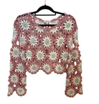 Floral Patterned Crochet Top