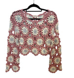 Floral Patterned Crochet Top
