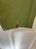 Green Faux Leather Cropped Pants
