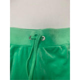 Green Velour Shorts