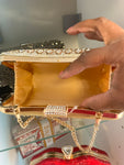 Bling Gold Convertible Clutch Bag
