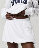Sweat Material Bubble Skirt