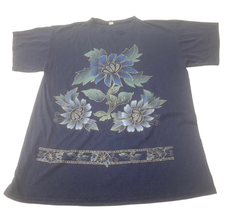 Vintage Floral Patterned T-shirt