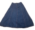 Vintage Denim A-Line Skirt