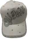 Rhinestone Embellished Hat