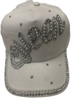 Rhinestone Embellished Hat