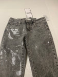 Acid Wash Shimmer Jeans