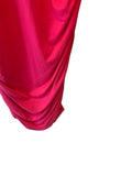 Hot Pink Ruched Bodycon Dress