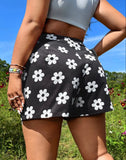 Daisy Patterned Chino Shorts