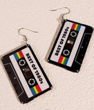 Cassette Tape Statement Earrings