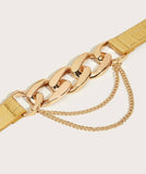 Gold Chain Link Statememt Belt