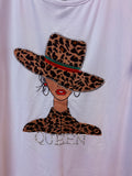 Cheetah Lady Graphic Tshirt
