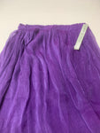 Purple Tulle A-Line Skirt