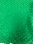 Green Bubble Knit Blouse