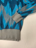 Vintage Chevron Striped Sweater