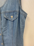 Vintage Denim Button Down Dress